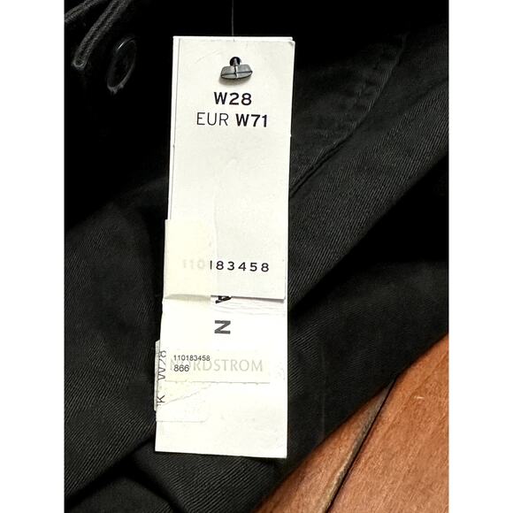 Topman Chino Shorts Functional Pockets Belt Loop Slim Fit Design Black M 28 NWT - Picture 8 of 10